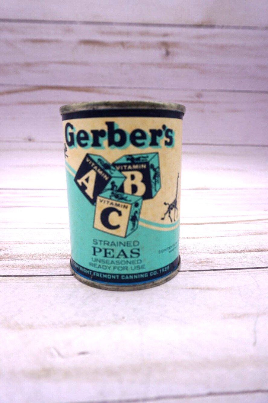 Vintage GERBER'S BABY FOOD PEAS PENNY BANK - 50th Anniversary 1978 Good Cond.